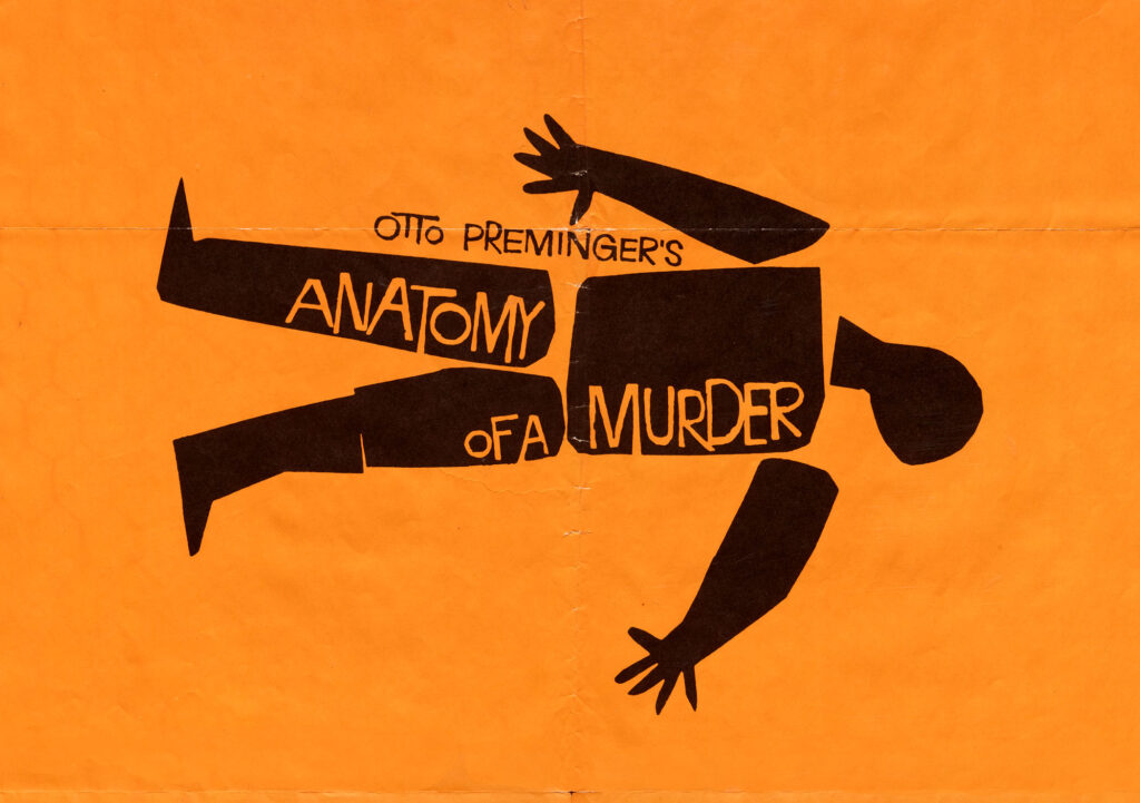 anatomy of a murder, otto premingers, saul bass